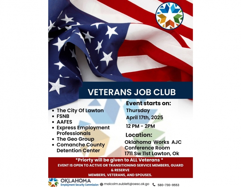 OESC - AJC Veteran Job Club Lawton OESC - AJC Veteran Job Club Lawton