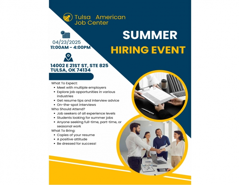 Summer Hiring Event Summer Hiring Event