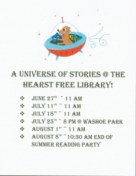 Summer Reading @ Hearst Free Library Summer Reading @ Hearst Free Library