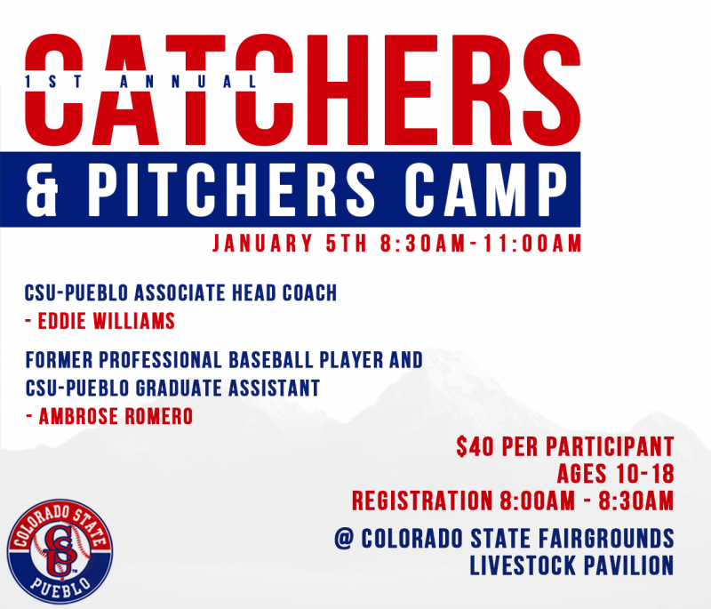 CSU-Pueblo Baseball’s Pitchers & Catchers camp 01/05/2020 Pueblo, Colorado, Colorado State