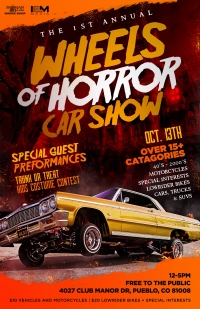 Wheels of Horror Car show and Trunk or Treat Wheels of Horror Car show and Trunk or Treat