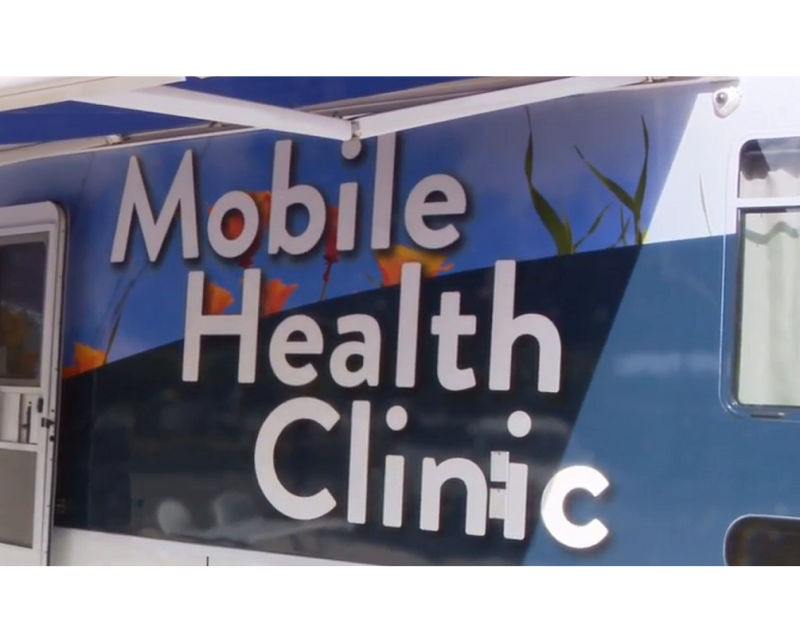 Mobile Health Unit (Dirt Lot) 01/16/2024 Ridgecrest, California