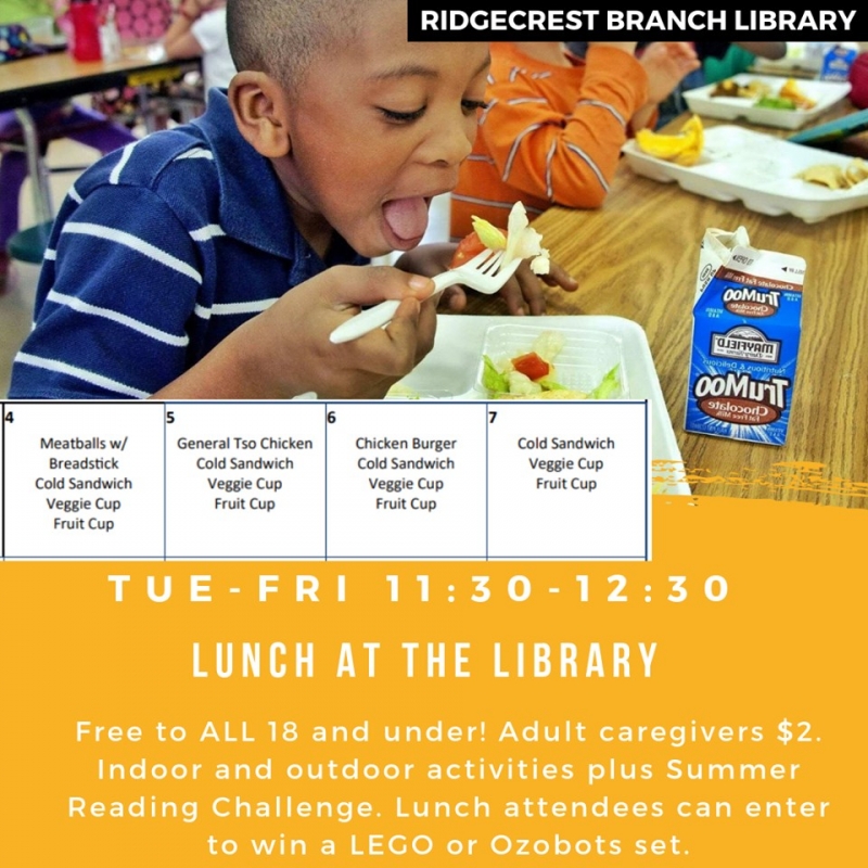 Lunch at the Library 06/06/2019 Ridgecrest, California, Ridgecrest ...