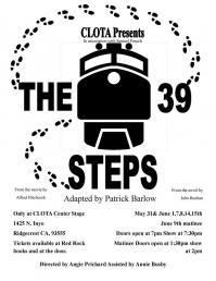 CLOTA Presents: The 39 Steps CLOTA Presents: The 39 Steps