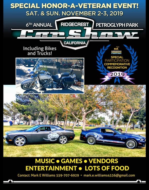 HonorAVeteran Car Show 11/03/2019 Ridgecrest, , LeRoy Jackson Park