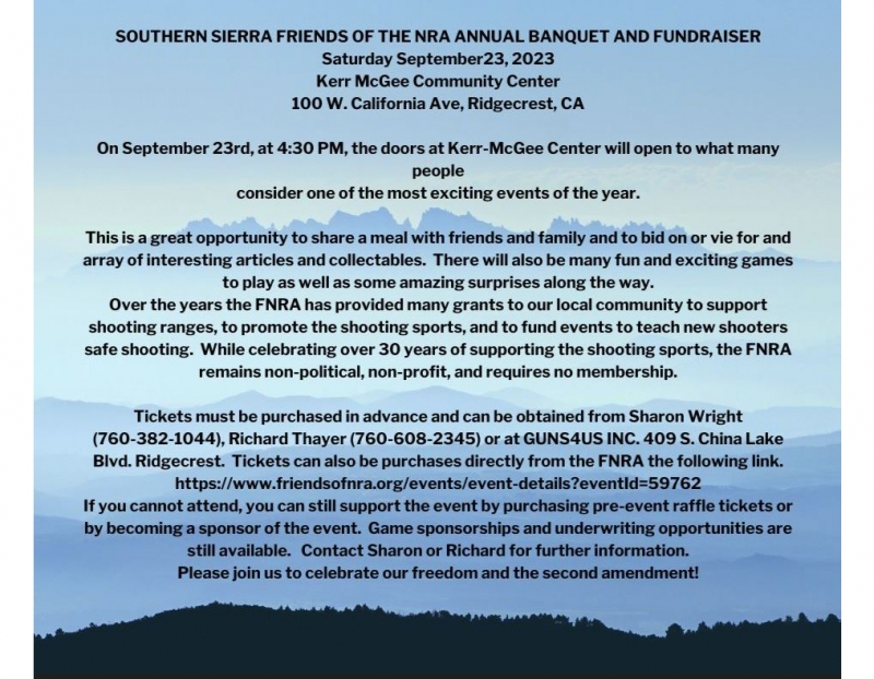 FNRA Annual Banquet and Fundraiser 
