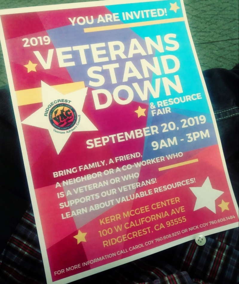 Veterans Stand Down 09/20/2019 Ridgecrest, , Kerr McGee Center