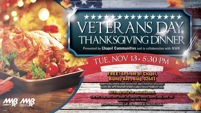 Veterans Thanksgiving Dinner - Nevada Department of Veterans Services