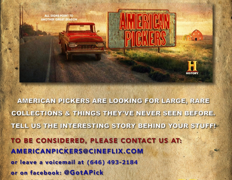 American Pickers Coming to California 