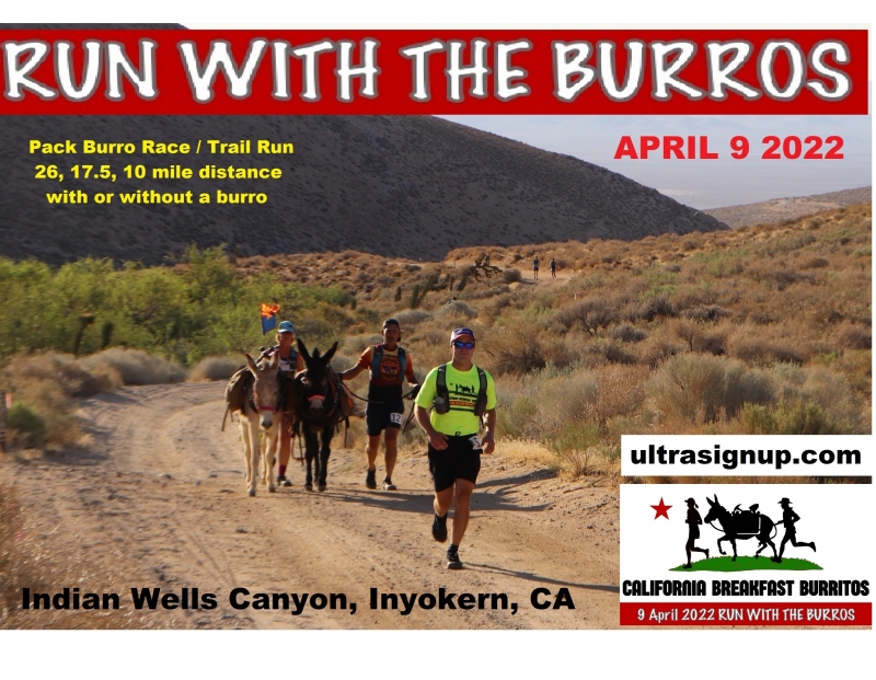 RUN WITH THE BURROS