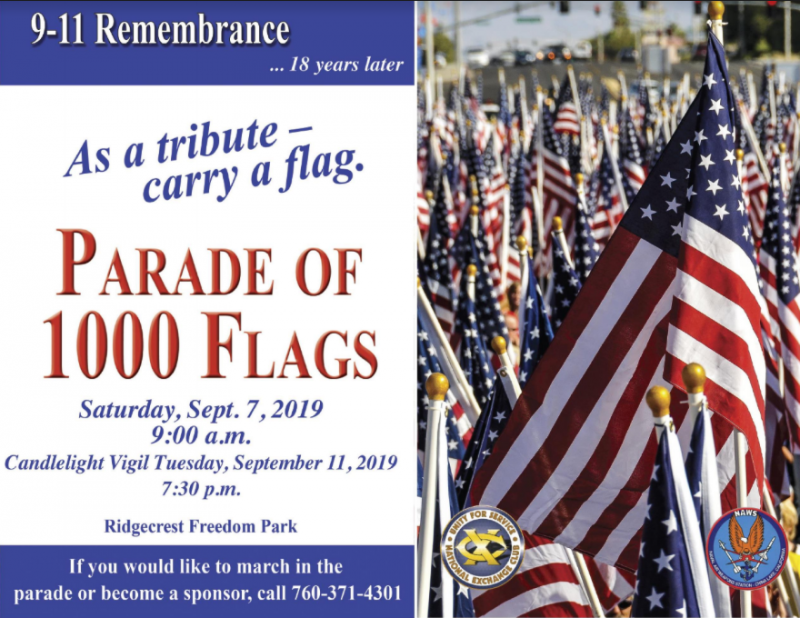 Parade Of 1000 Flags 09/07/2019 Ridgecrest, , Parade Of 1000 Flags