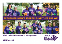 2021 Ridgecrest Walk to End Alzheimer's 2021 Ridgecrest Walk to End Alzheimer's