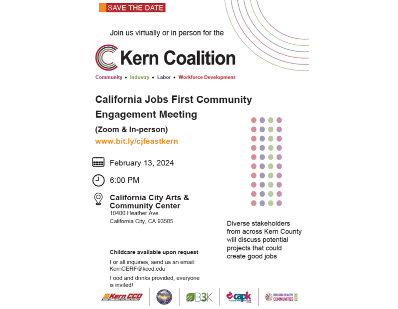 California Jobs First (formerly CERF) Subregional Meetings