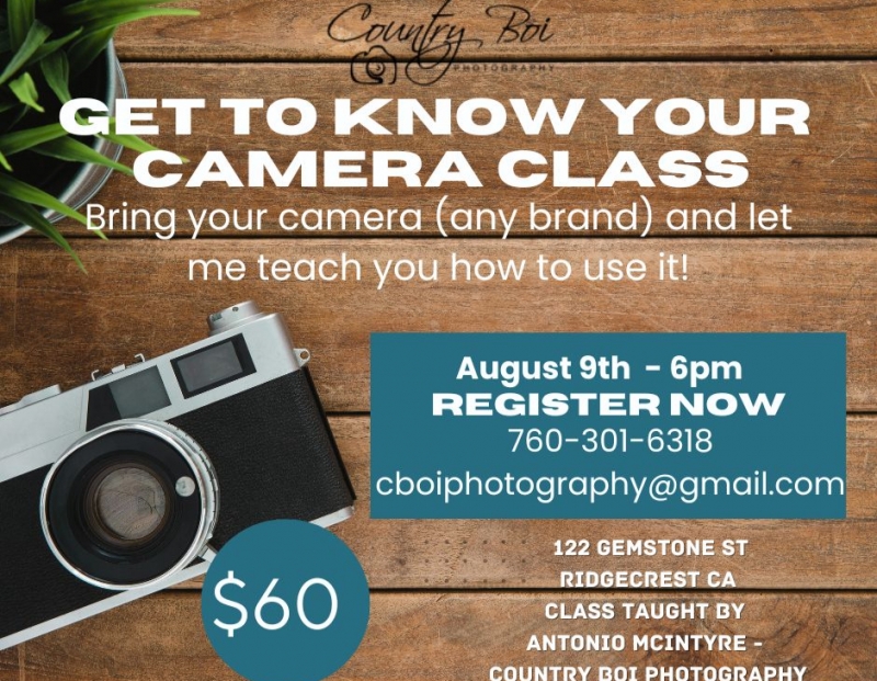 Get To Know Your Camera Class