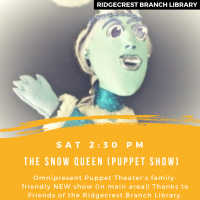 Omnipresent Puppet Theater “The Snow Queen” Omnipresent Puppet Theater “The Snow Queen”
