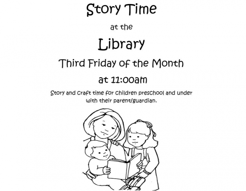 Preschool and younger Story time