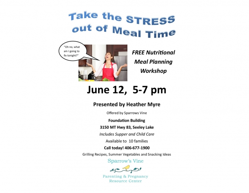 FREE Meal Time Workshop FREE Meal Time Workshop