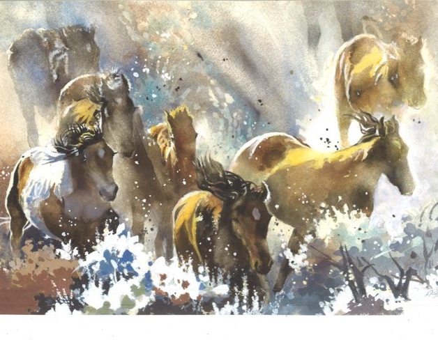 Angela Bennett May Exhibit: Watercolors on the Water