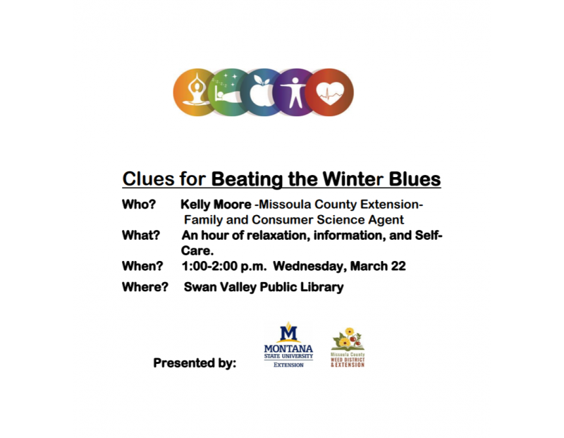 Clues for Beating the Winter Blues Clues for Beating the Winter Blues