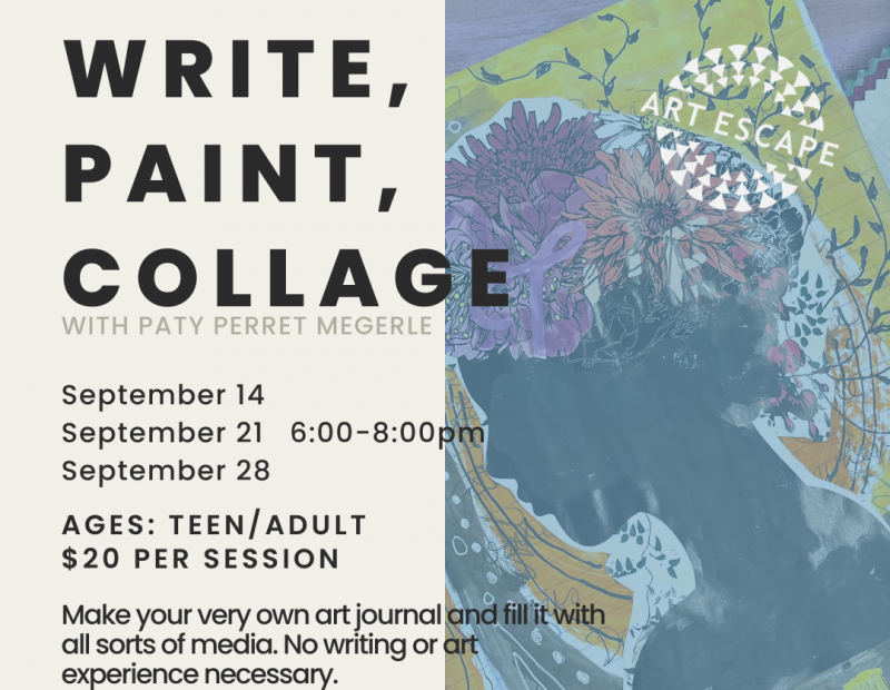 Write, Paint, Collage