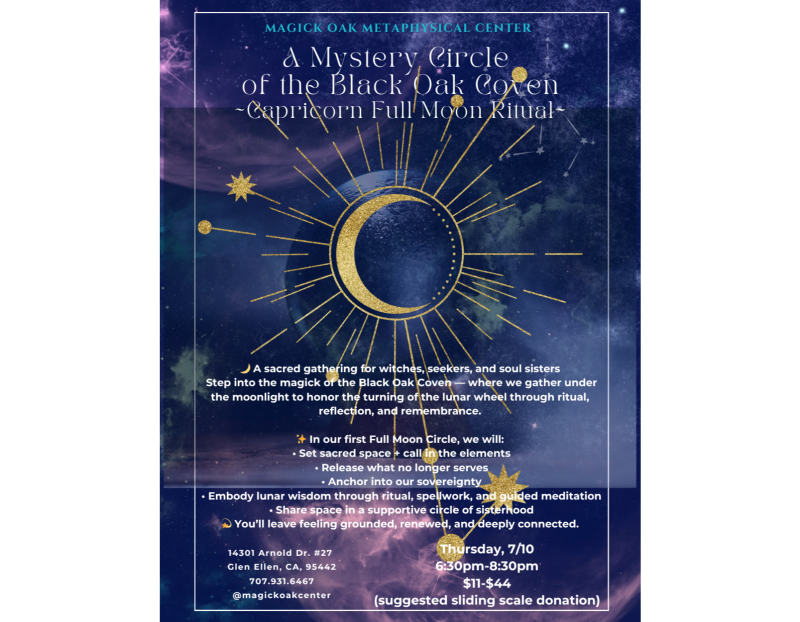 Black Oak Coven: full moon in capricorn ritual Black Oak Coven: full moon in capricorn ritual