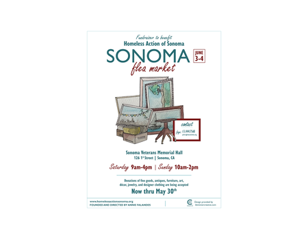 Sonoma Flea Market to benefit Homeless Action of Sonoma