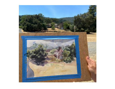 Plein Air Watercolor Landscapes-Jack London Park Plein Air Watercolor Landscapes-Jack London Park