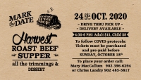 Harvest Roast Beef Supper Harvest Roast Beef Supper