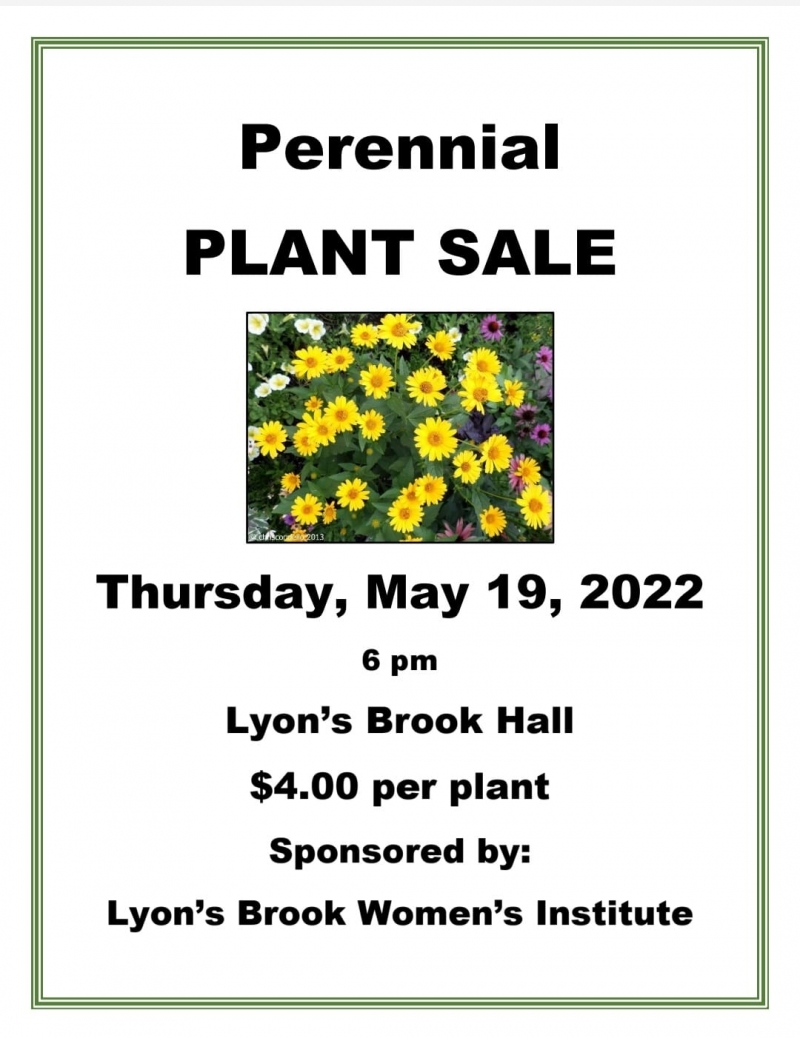 Perennial Plant Sale