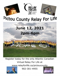 Pictou County Virtual Relay for Life (Online) Pictou County Virtual Relay for Life (Online)